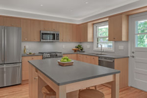 Custom island kitchen in Arlington Heights