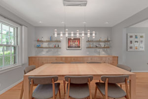 Newly designed dinning room in Arlington Heights